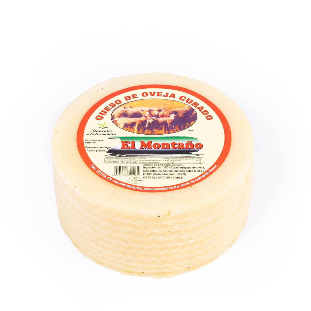 QUESO DE OVEJA AL NATURAL EN ACEITE EL MONTAÑO