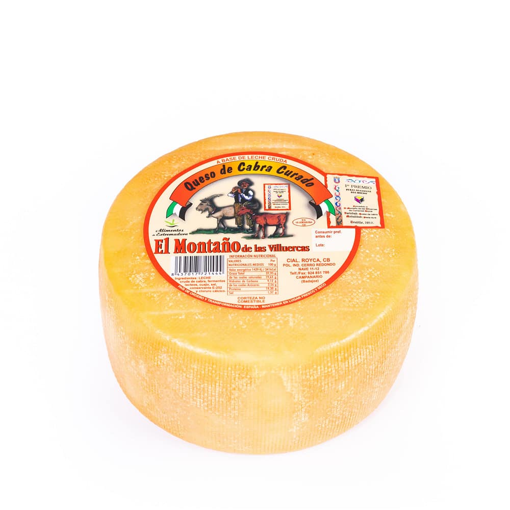 QUESO DE CABRA AL NATURAL EL PREMIO EL MONTAÑO