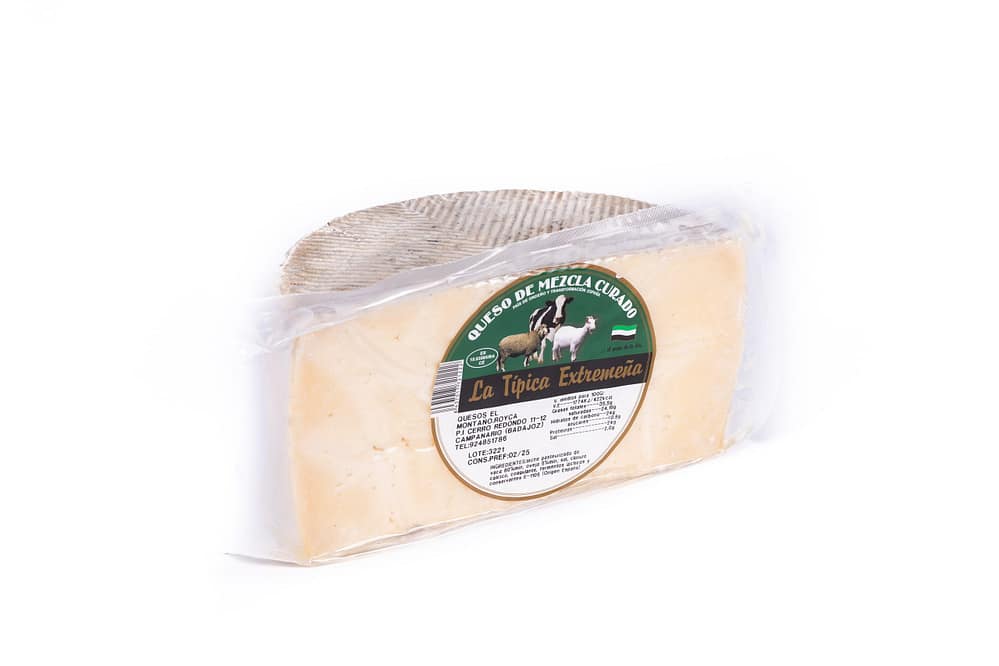 QUESO DE MEZCLA CURADO LA TÍPICA EXTREMEÑA