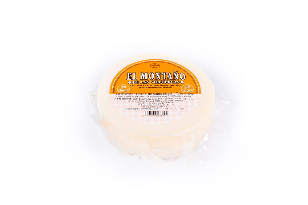 QUESO DE MEZCLA SIN LACTOSA EL MONTAÑO