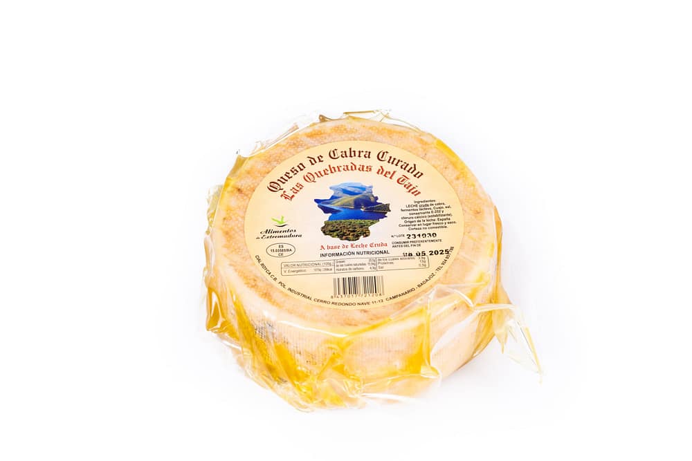 QUESO DE CABRA LAS QUEBRADAS DEL TAJO EN ACEITE MONTAÑO