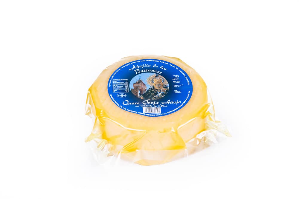 QUESO DE OVEJA AÑEJITO DE LOS BARRANCOS "EN ACEITE DE OLIVA"