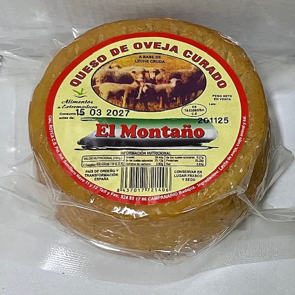 QUESO TRADICIONAL ARTESANO EL MONTAÑO - 400g