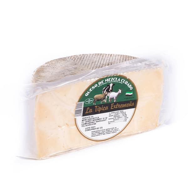 QUESO DE MEZCLA CURADO LA TÍPICA EXTREMEÑA