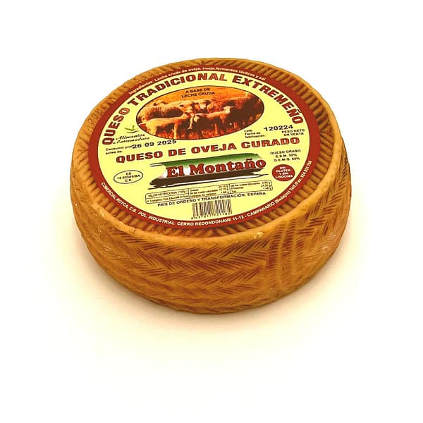 QUESO TRADICIONAL ARTESANO EL MONTAÑO - 1,200kg